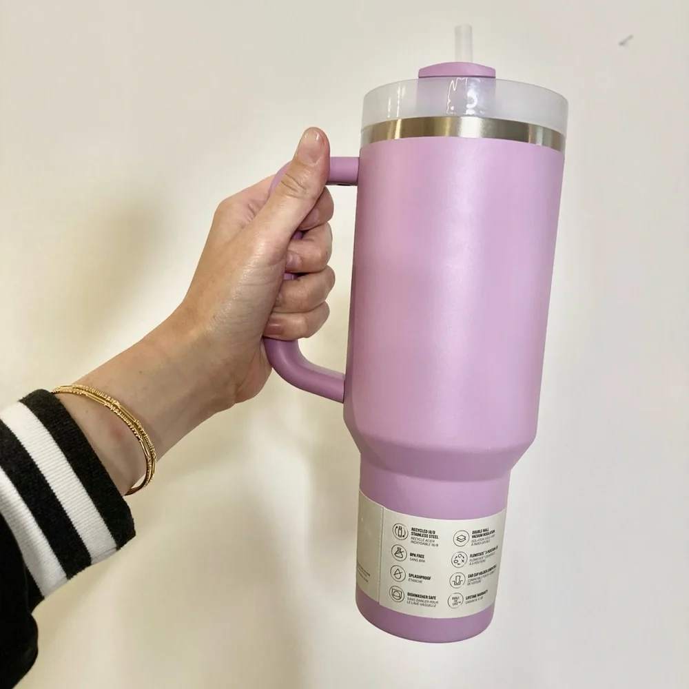 The Quencher H2.O Flowstate Tumbler 40 Oz in Lilac - Picture 6 of 6